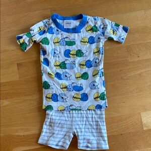 Peanuts Hanna Blue Organic Cotton Pajama Top